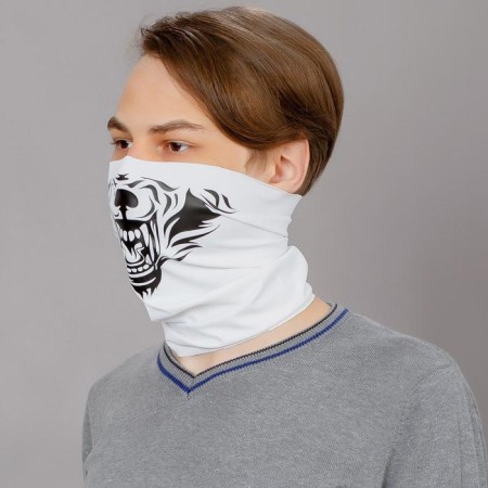 Lucosa Silk White Wolf, P-020/2 bandan-3