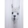 Bath curtains with Joy Home Alpaca rings, 180x200 cm