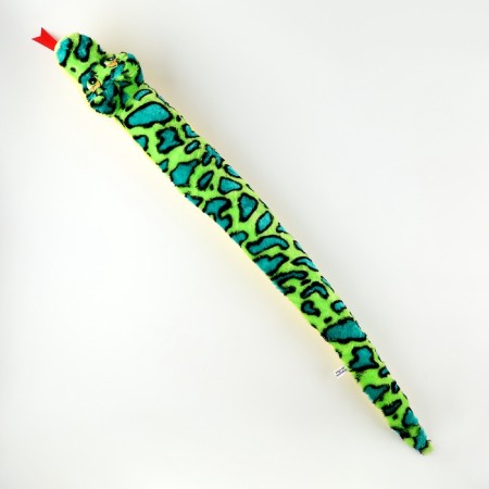 Soft toy "Snake", 112 cm, green color-3
