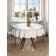 The tablecloth “Invisible patterns”, round, Saten, d = 150 cm