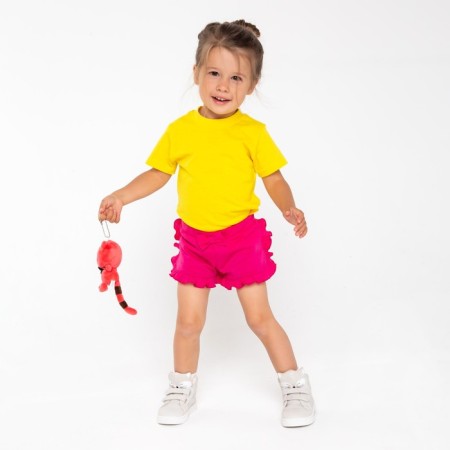 T -shirt for nursery, yellow color, height 134 cm-1