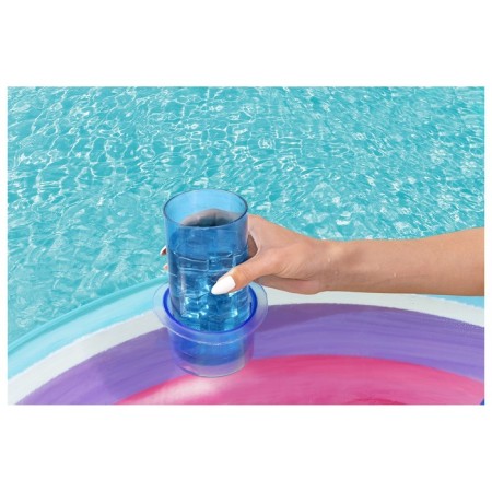 Circle for swimming "Rainbow", with a pillow, d = 107 cm 43647-4