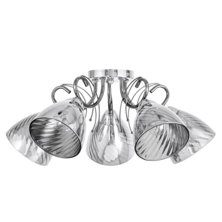 Cellular Bell 5x40W e27 chrome, black chrome 57x57x22 cm-4