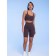 Sports women's shorts, size S, purple color