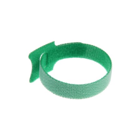 Velcro screed for wires 150x10x1.5 mm tundra, green color, 10 pcs.-4
