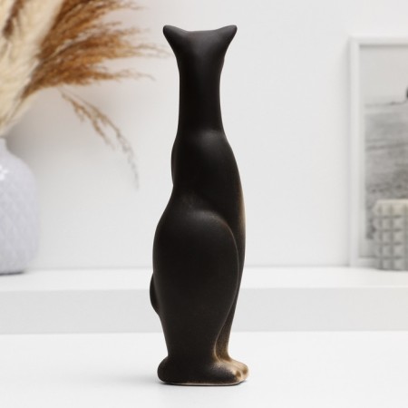 The figure "cat stands" black, 21cm-2