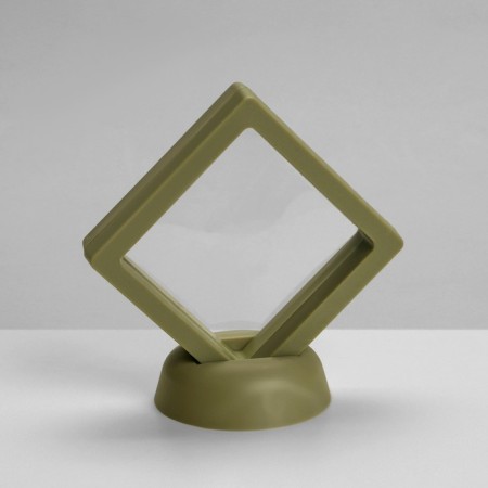 Romb decoration stand, 7 × 3 × 7 cm, green color-2