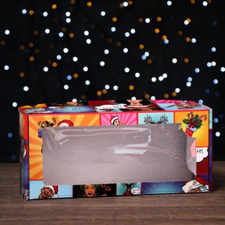 The box is self-assembly, with the window, "Pop-Art but! But! But!", 16 x 35 x 12 cm, 1 pc.