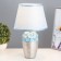 E14 40W Blue-Chromovye table lamp "Assami" 22.5x22.5x35 cm Risalux