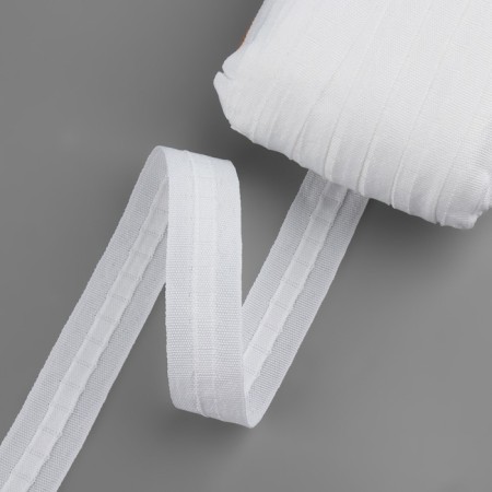 Curtain tape fixed assembly, matte, 2.5 cm, 80 ± 1 m, white color-3