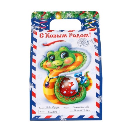 New Year. Gift set of sweets "Emerald", 400 g-3