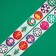 Stickers in the roll "New Year holiday", 500 pcs, 2.5 x 2.5 cm
