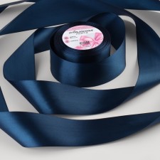 Satin tape, 50 mm × 23 ± 1 m, color dark blue No. 38