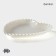 Porcelain plate Magistro "Heart", D = 25 cm, white color