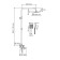 The shower system Wasserkraft a177.118.141.087.ch, tropical shower, shower, chrome