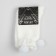 Women's terry terry minku with bombs, white color, size 36-39 (23-25 ​​cm)
