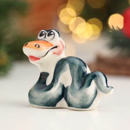 Souvenir "Snake Vanya", Gzhel, Color, 4 cm-1