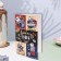 Postcard "Beloved dad!" Congrev, embossing, panda, 12.5x19.5 cm