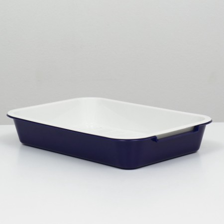 Medium toilet with a mesh of 36 x 26 x 6.5 cm, blue tray/white grid-1