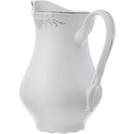 High Constance milkman, decor "Gray ornament, platinum layout", 850 ml-1