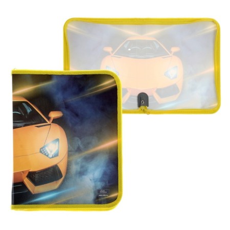 Folder for notebooks A5, 180 x 230 x 25 mm, lightning around, plastic 0.5, PM-A5-04 Calligrata "Call"-1