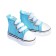 Doll sneakers, sole length 5 cm, turquoise color