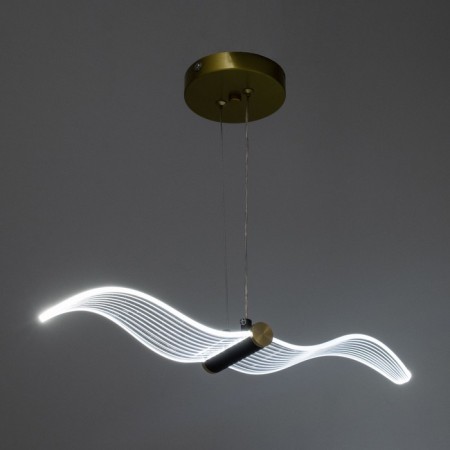 Light "Bird" LED 12W 3000-6000K gold 5x30x5cm-3
