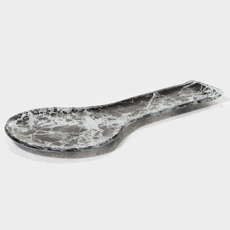 Standing under a spoon Magistro "Marble", 24 × 11 × 1 cm, black color-2