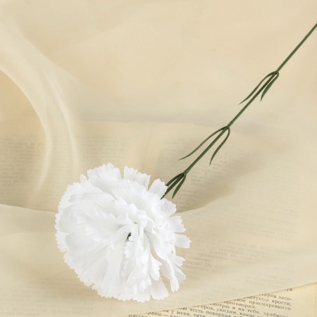 Flowers artificial cloves 37 cm white
