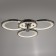 Causteen with PDU 1839/4sl LED 118W 3000-6000k Dimmer silver 54x54x10 cm Bayerlux