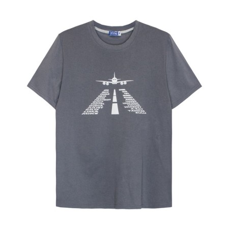 Male T -shirt, size 54, gray color-2