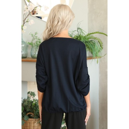 Female jumper, size 44, blue color-1
