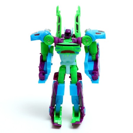 The Hero robot, transforms, assembled from 3 cars-2
