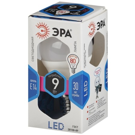 LED LED era Standard "Shar", 9 W, E14, 720 lm, 4000k, glow of white-2
