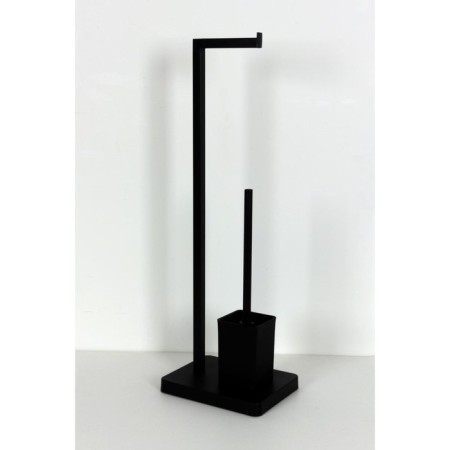 Joy Home Holder, for toilet paper with brush, black