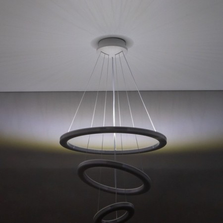 Suspended lamp Citilux "Electron" CL710A104S, 65x65x40 cm, 1x104W, LED, white color-19