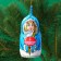 New Year. Chocolate figure on the thread "Santa Claus, Snow Maiden, Snowman", mix, 35 g