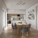 Hamburg chandelier, size 87x24x87 cm, 320W 8xe14 IP 20
