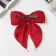 Hair hairpin "Julia" double bow, 18x15 cm, red