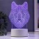 Lamp "Volk" from the network 9.5x11.5x20 cm