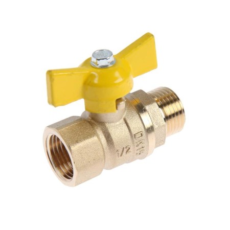Gallop ball "DN-15 231, gas, internal/outer thread 1/2", butterfly