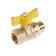 Gallop ball "DN-15 231, gas, internal/outer thread 1/2", butterfly