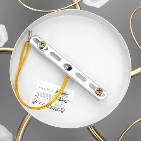 Molla chandelier 5he27 40W white-gold 56x56x25 cm Bayerlux-7