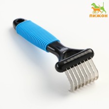Coatunorer bent, 8 blades, 5.5 x 15 cm, black and blue
