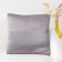 Decorative pillow "Ethel" 40 × 40 cm, damask Pewter Solid