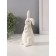 Souvenir Ceramics "White Rabbit with Green Bantic" 6x6.5x16.5 cm