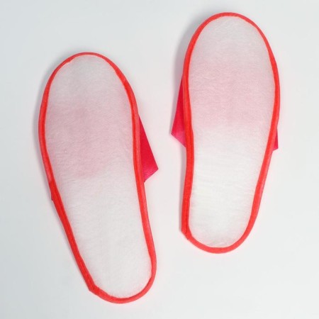 Spinbond slippers "Economy", sole 4mm., Pink, 38-39 p.-1