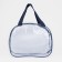 Lightning cosmetic bag, transparent/blue color