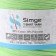 Knitted yarn secondary 90% cotton, 10% p/e, 100m/450 ± 50 g (light green)