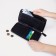 Male purse on lightning for Textura bills, for cards, for coins, black color